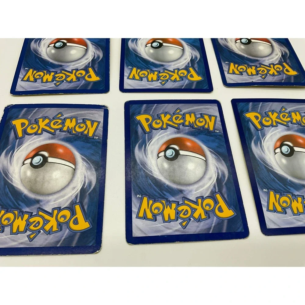 Pokemon Cards Lot of 6 Kids OS Multicolor Normal Type TCG Bundle Collectible